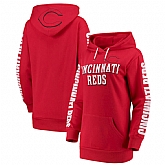 Women Cincinnati Reds G III 4Her by Carl Banks Extra Innings Pullover Hoodie Red,baseball caps,new era cap wholesale,wholesale hats
